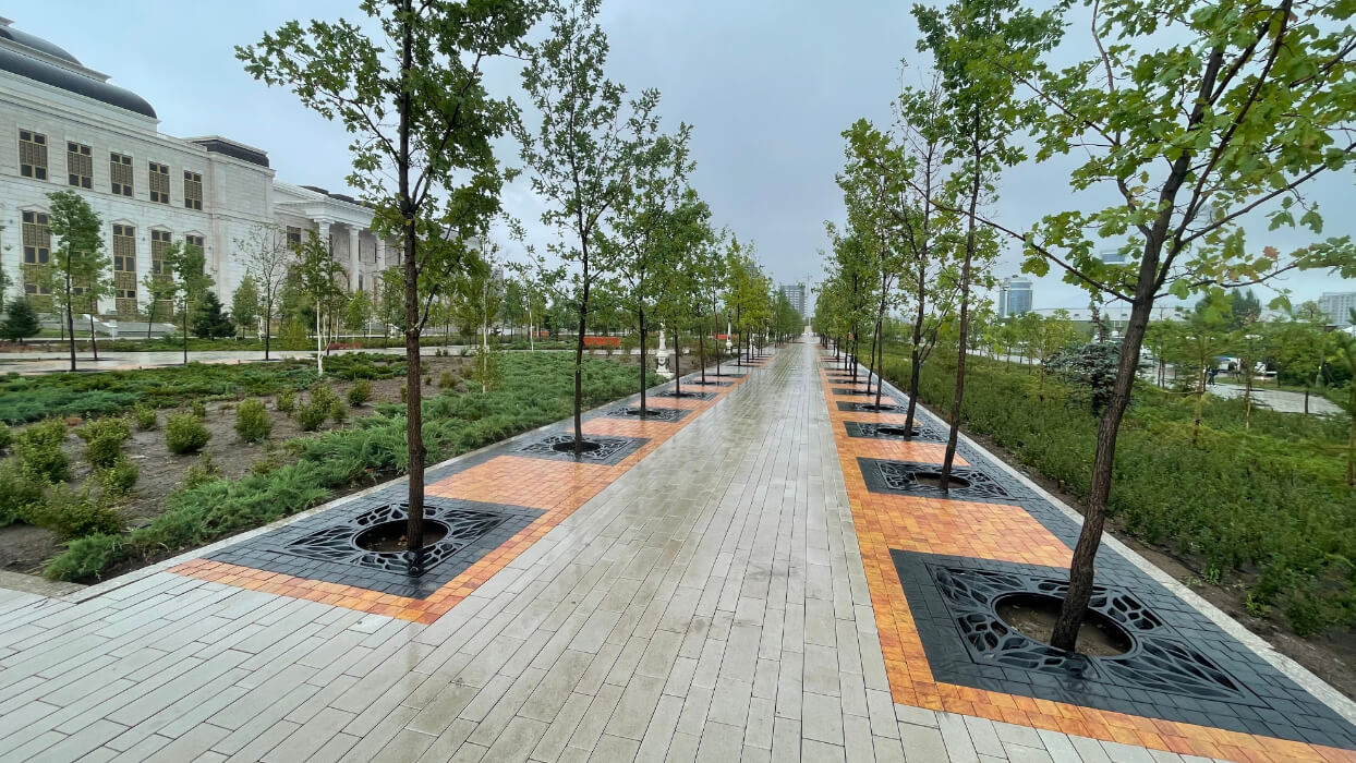 Приствольная решетка для дерева ZKING CRUST 1.2х1.2м Черная в Клину фото