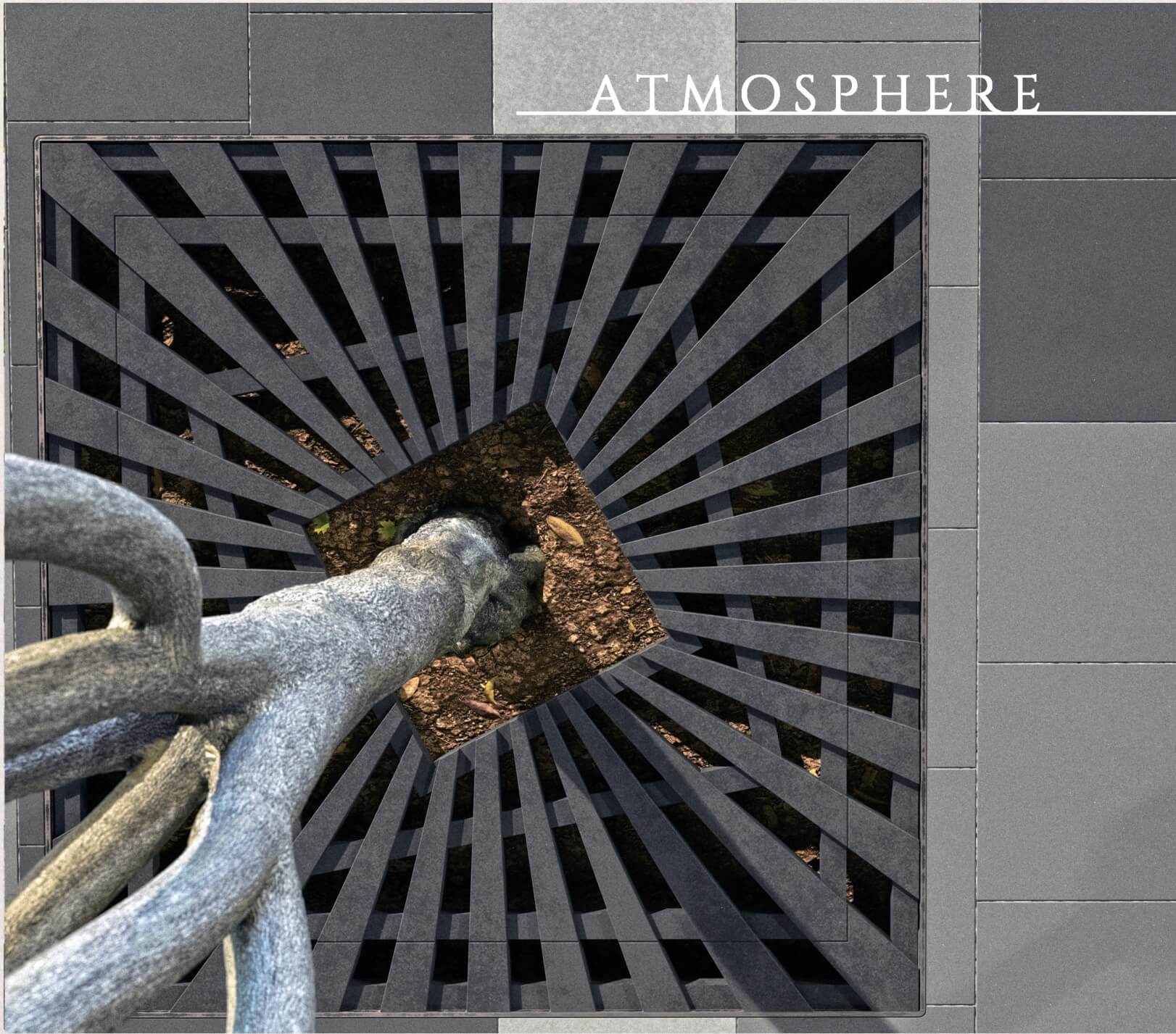 Приствольная решетка для дерева ZKING ATMOSPHERE 1.2х1.2м Черная в Клину фото