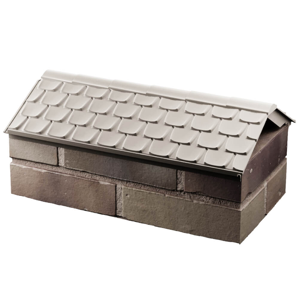 Парапет Zking Эльбрус Бежевый с посадкой на 1 кирпич (255мм) в Клину фото