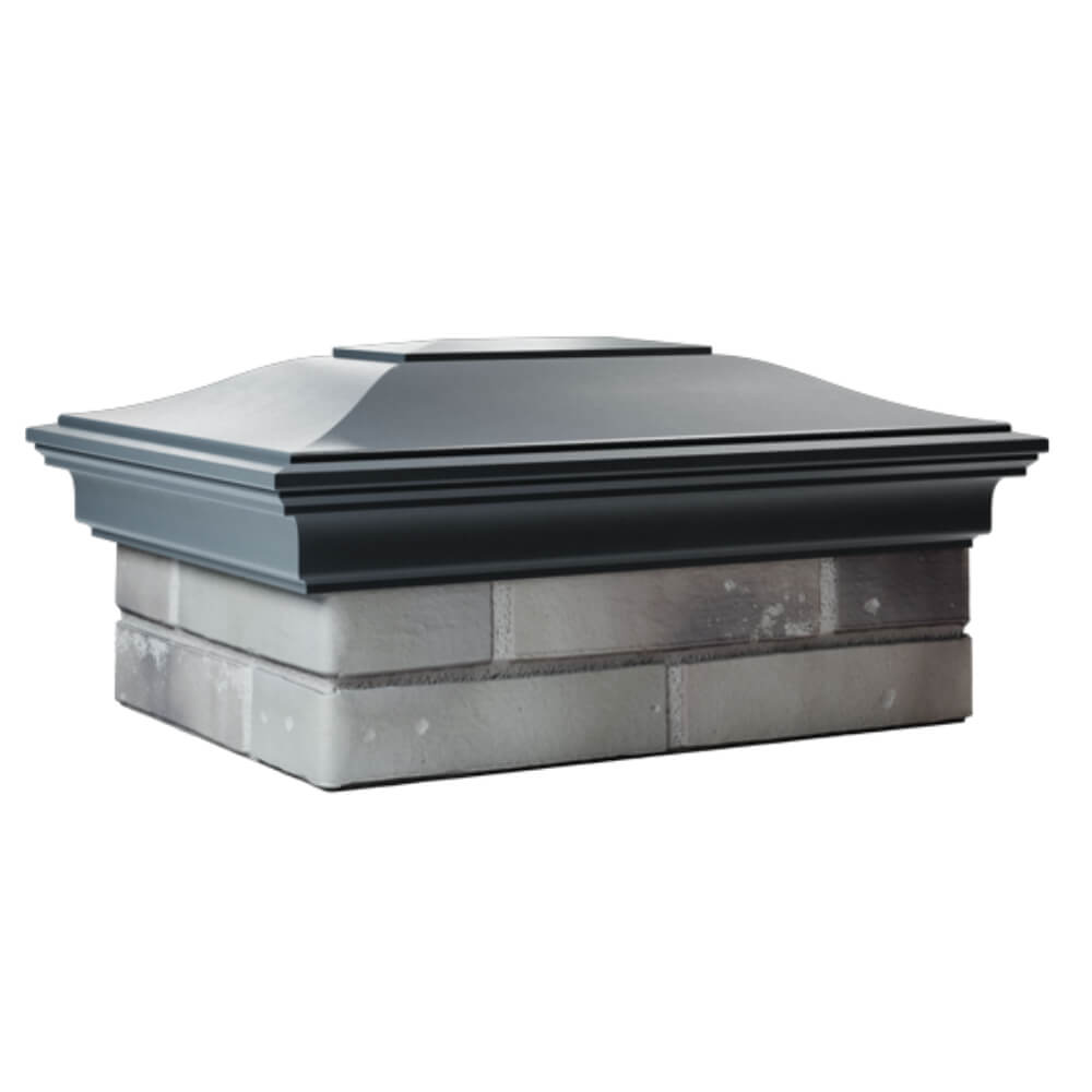 Колпак Zking Монблан Серый на столб 2х1.5 кирпича (515х385мм) в Клину фото