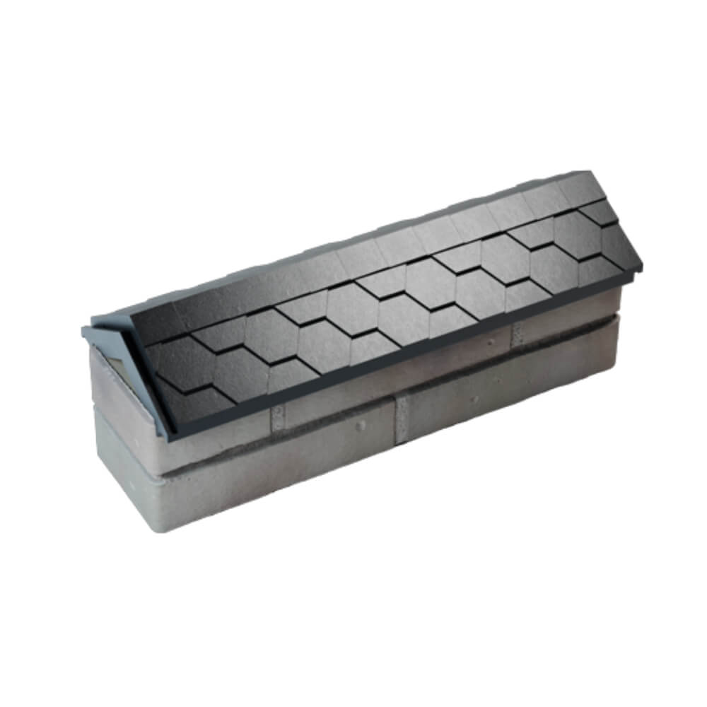 Парапет Zking Эверест Черный с посадкой на 0.5 кирпича (130мм) в Клину фото