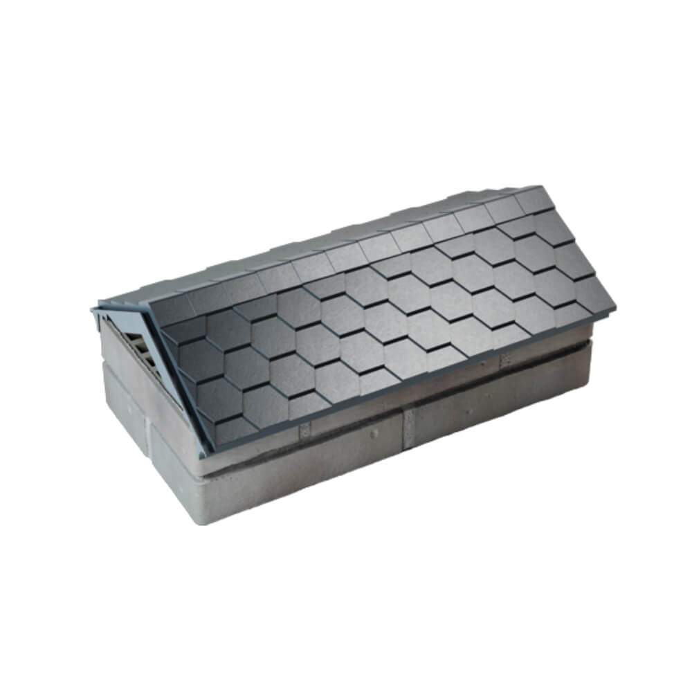 Парапет Zking Эверест Серый с посадкой на 1 кирпич (200/225/255мм) в Клину фото