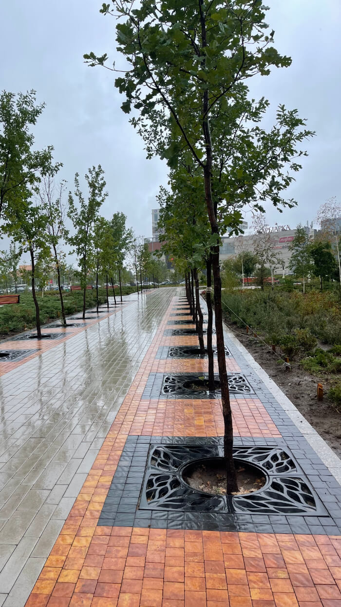 Приствольная решетка для дерева ZKING CRUST 1.2х1.2м Черная в Клину фото