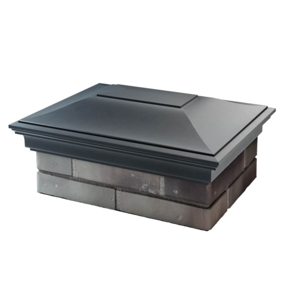 Колпак Zking Монблан Серый на столб 2х1.5 кирпича (515х385мм) в Клину фото