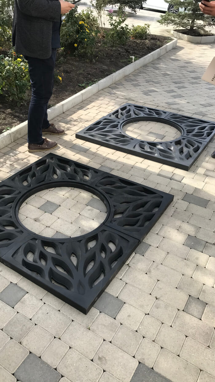 Приствольная решетка для дерева ZKING CRUST 1.2х1.2м Черная в Клину фото