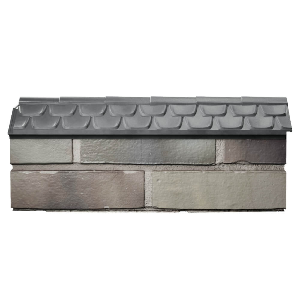 Парапет Zking Эльбрус Серый с посадкой на 0.5 кирпича (130мм) в Клину фото