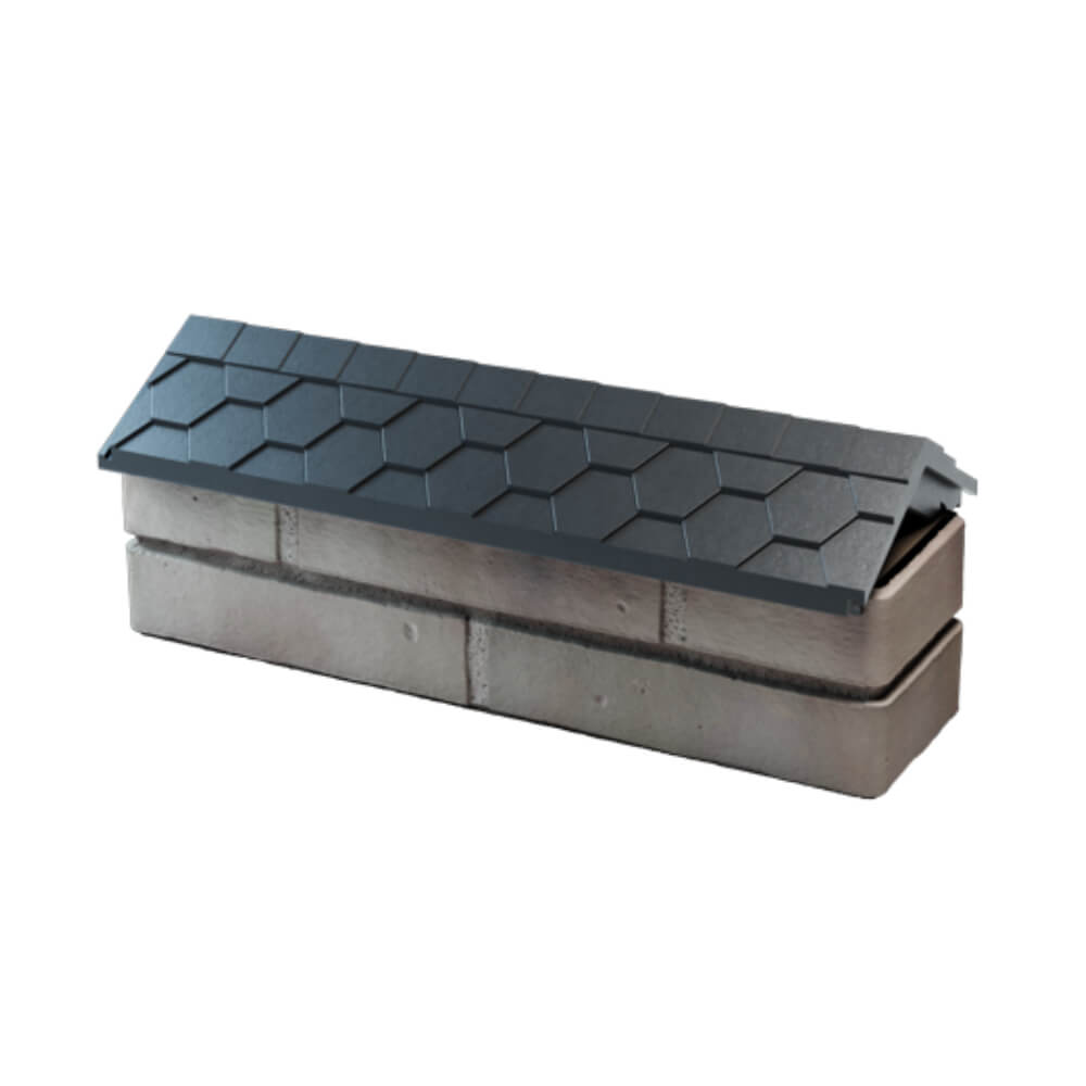 Парапет Zking Эверест Серый с посадкой на 0.5 кирпича (130мм) в Клину фото