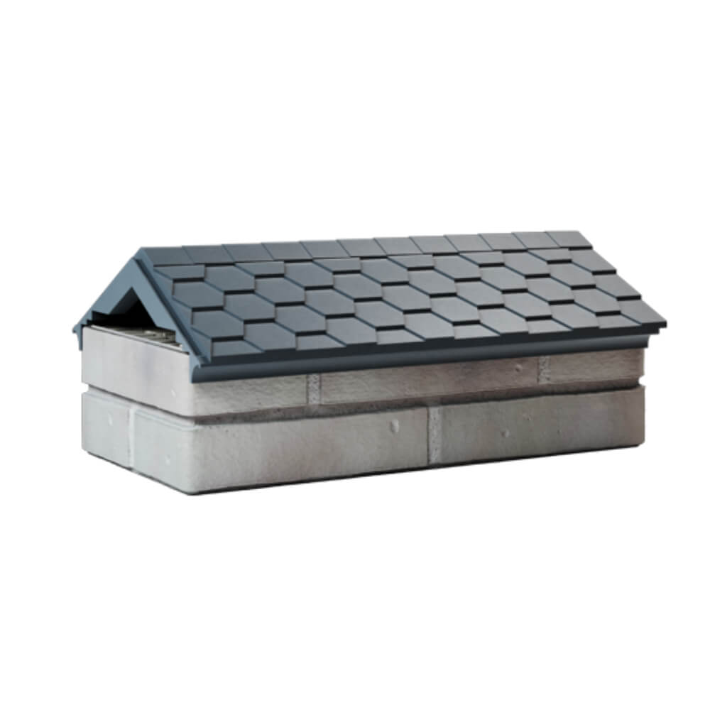 Парапет Zking Эверест Серый с посадкой на 1 кирпич (200/225/255мм) Клин фото