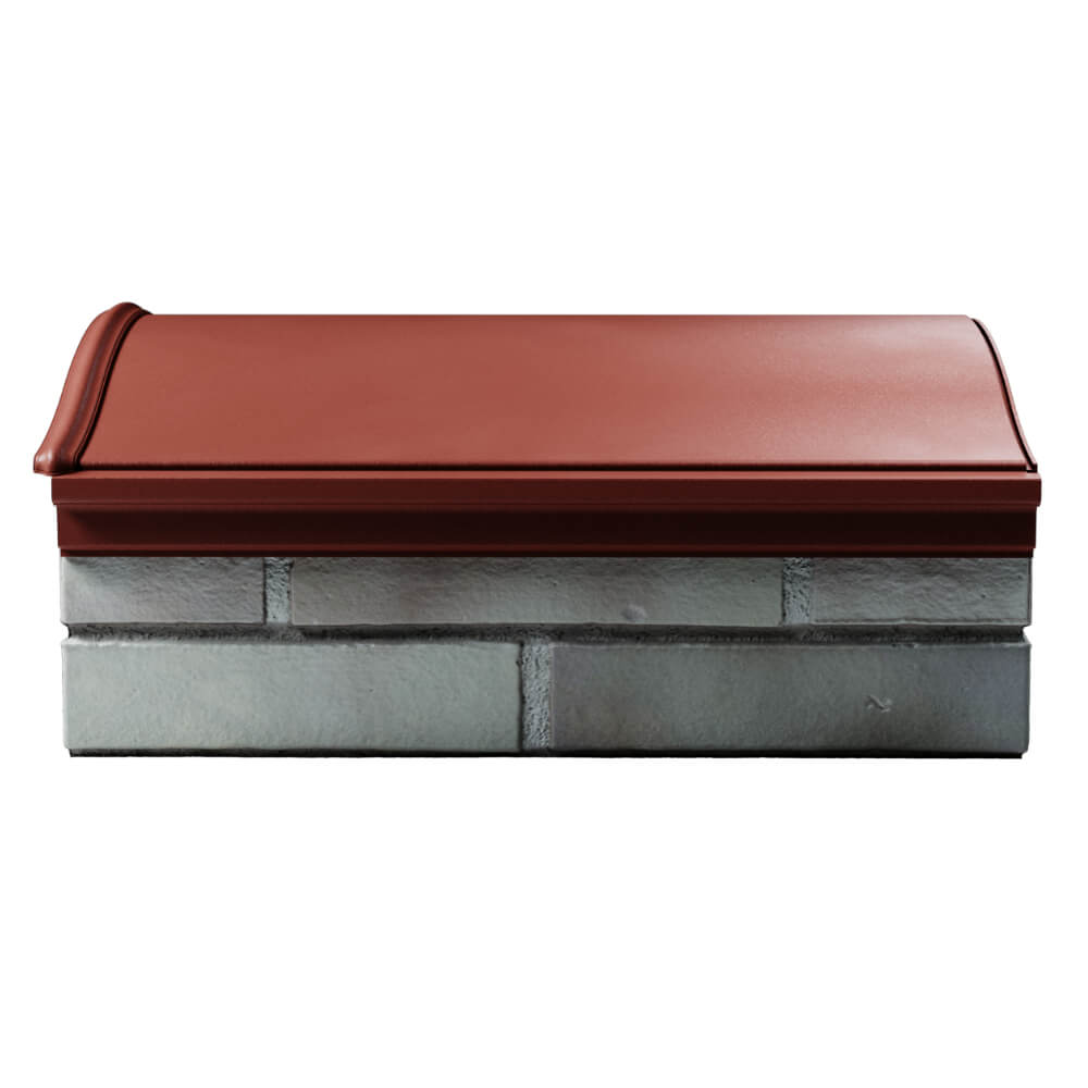 Парапет Zking Монблан Красный посадка на 1.5 кирпича (355/385мм) в Клину фото