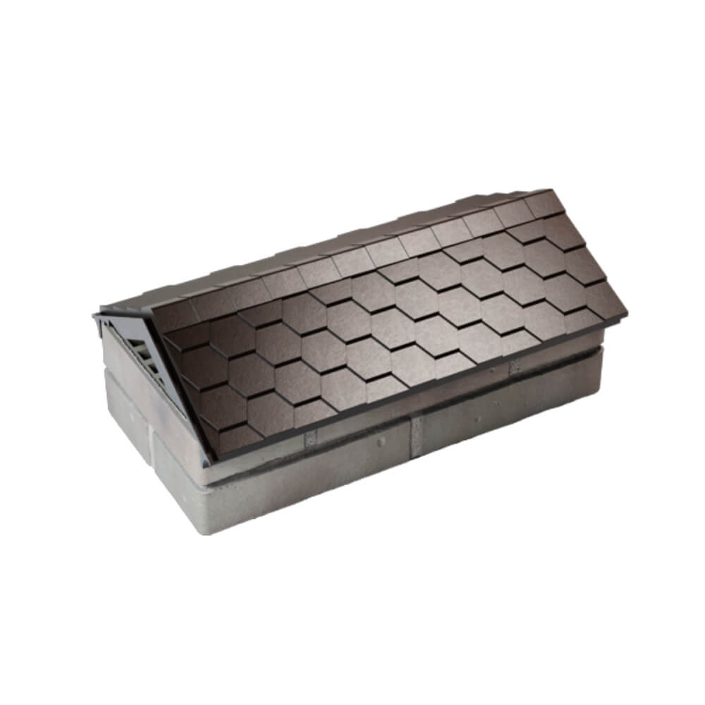 Парапет Zking Эверест Коричневый с посадкой на 1 кирпич (200/225/255мм) в Клину фото