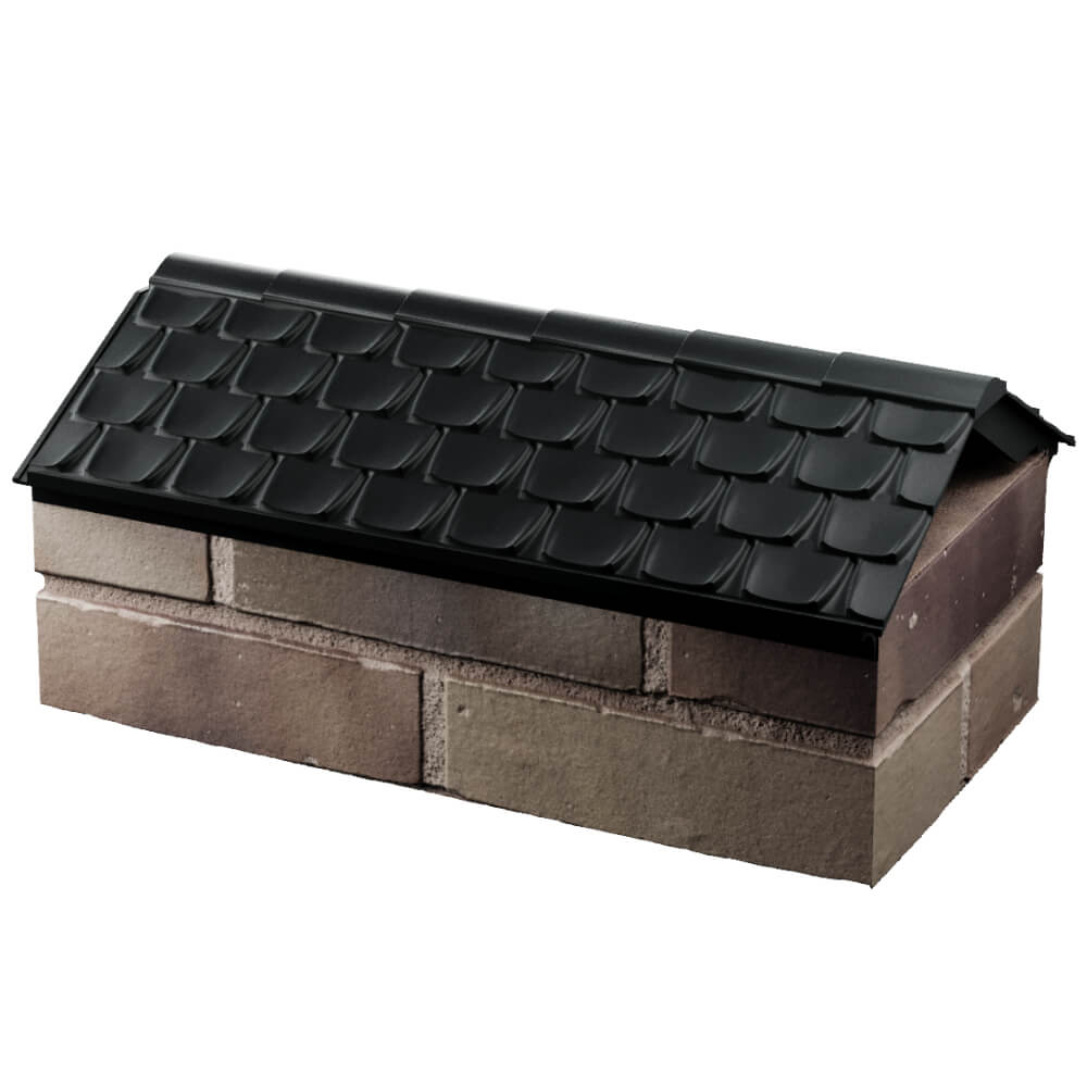 Парапет Zking Эльбрус Черный с посадкой на 1 кирпич (255мм) в Клину фото