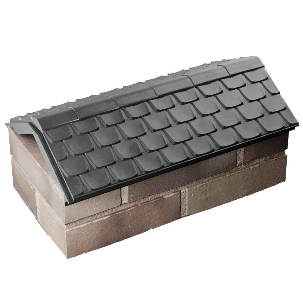 Парапет Zking Эльбрус Серый с посадкой на 1 кирпич (255мм) в Клину фото