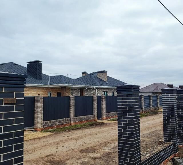 Колпак Zking Бона ХайТек Серый на столб 1.5х1.5 кирпича (385х385мм) в Клину фото