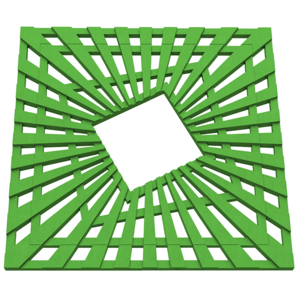 Приствольная решетка для дерева ZKING ATMOSPHERE 1.2х1.2м Зеленая в Клину фото