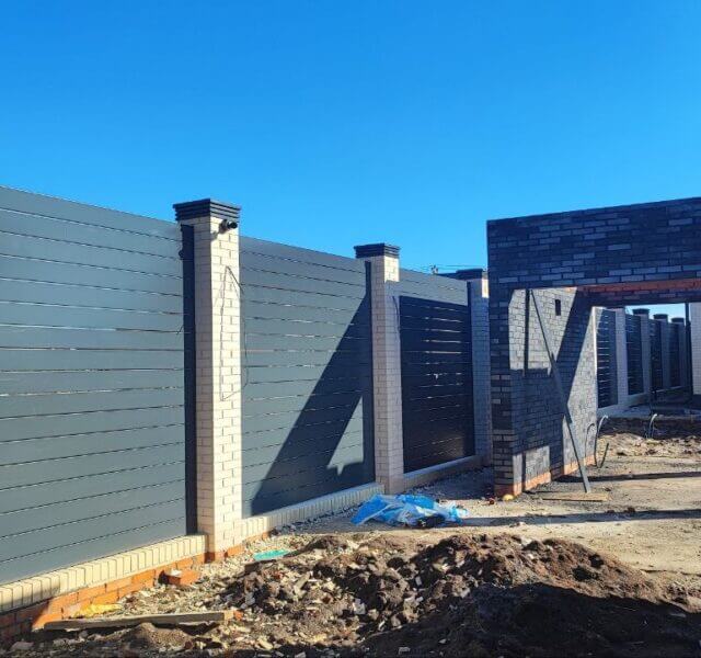 Колпак Zking Бона ХайТек Серый на столб 1.5х1.5 кирпича (385х385мм) в Клину фото