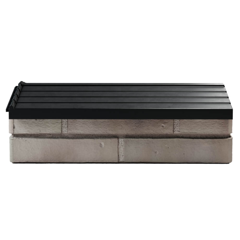 Парапет Zking Бона ХайТек Черный с посадкой на 1 кирпич (200/225/255мм) в Клину фото