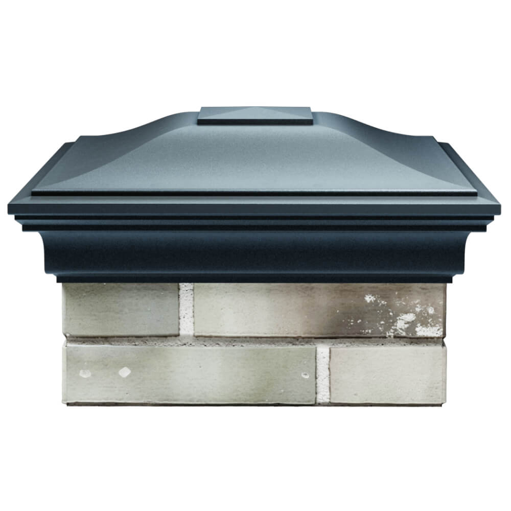 Колпак Zking Монблан Серый на столб 1.5х1.5 кирпича (385х385мм) Клин фото