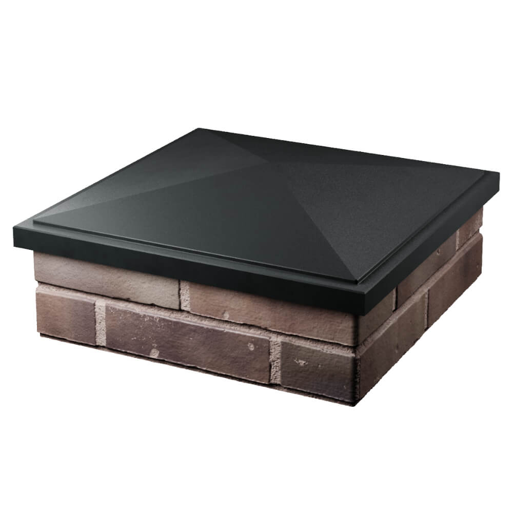 Колпак Zking БонаМоно Черный на столб 2х2 кирпича (515х515, 530х530мм) в Клину фото