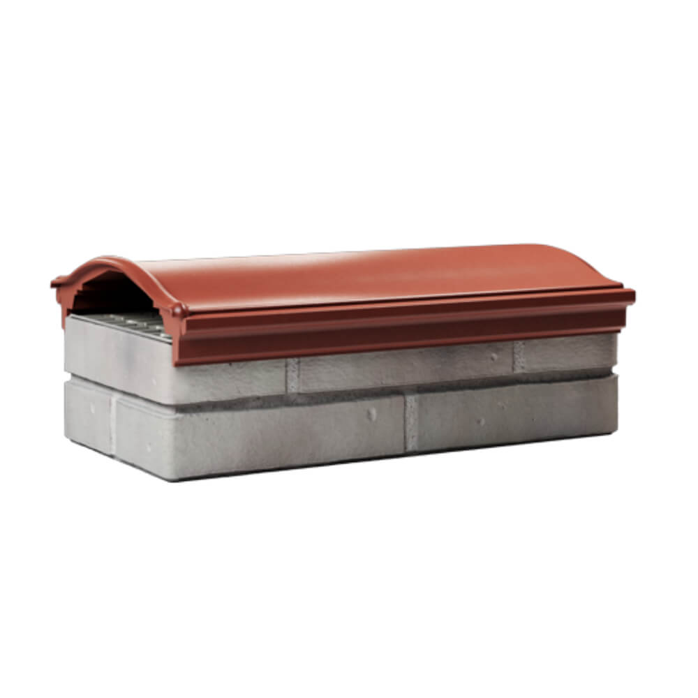 Парапет Zking Монблан Красный посадка на 1 кирпич (200/225/255мм) Клин фото