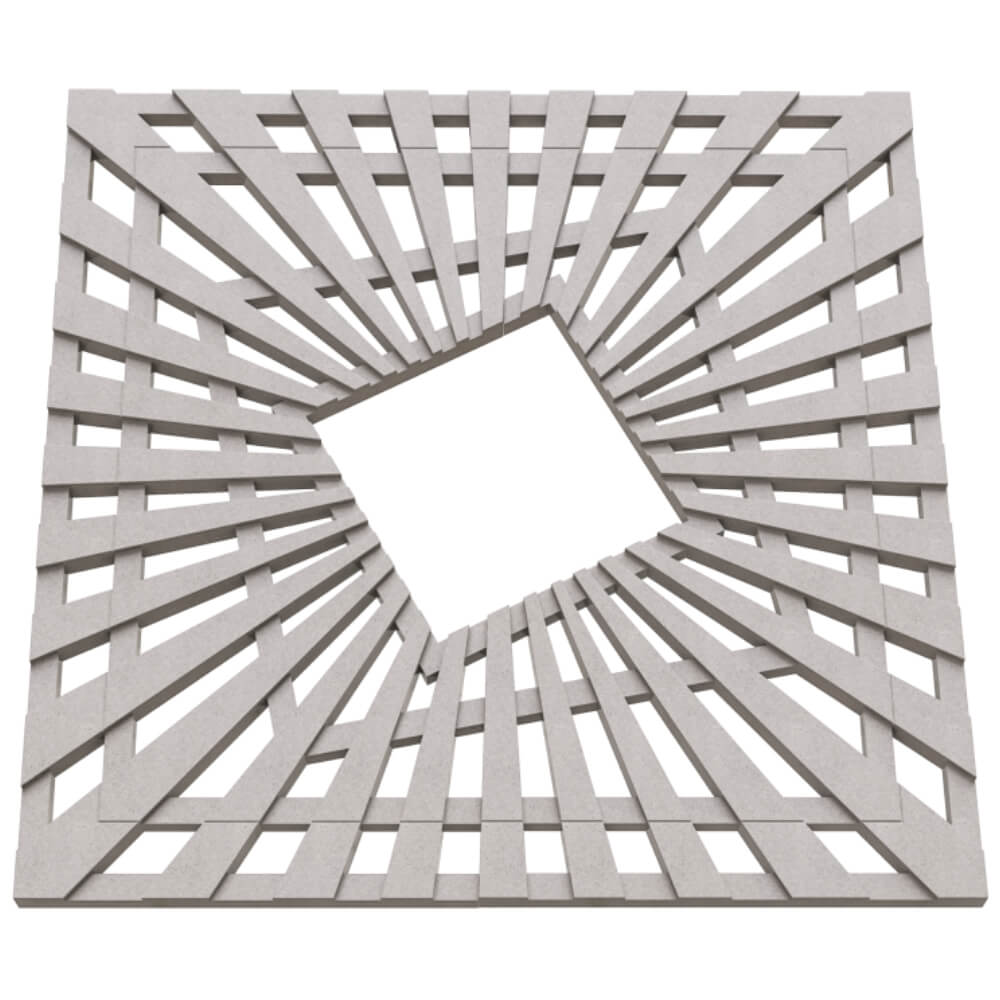 Приствольная решетка для дерева ZKING ATMOSPHERE 1.2х1.2м Бежевая в Клину фото