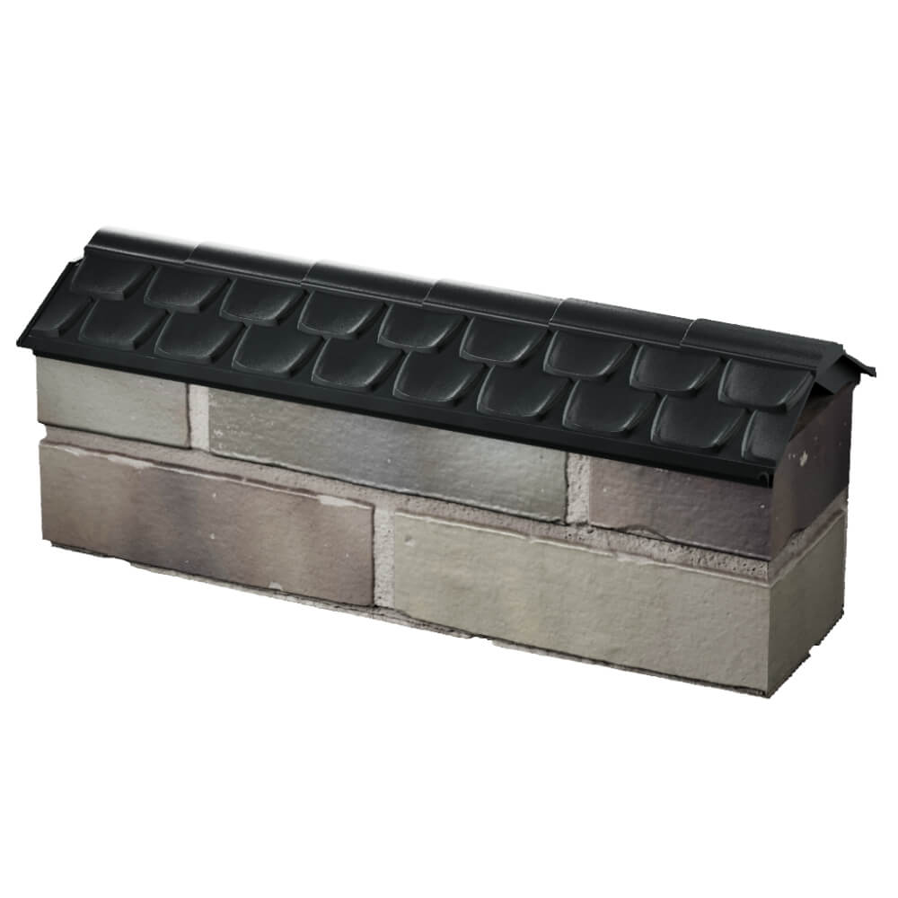 Парапет Zking Эльбрус Черный с посадкой на 0.5 кирпича (130мм) в Клину фото