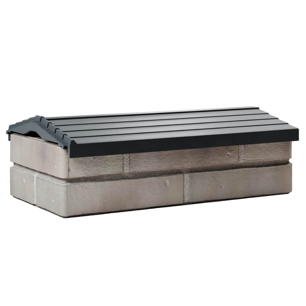 Парапет Zking Бона ХайТек Серый с посадкой на 1 кирпич (200/225/255мм) Клин фото