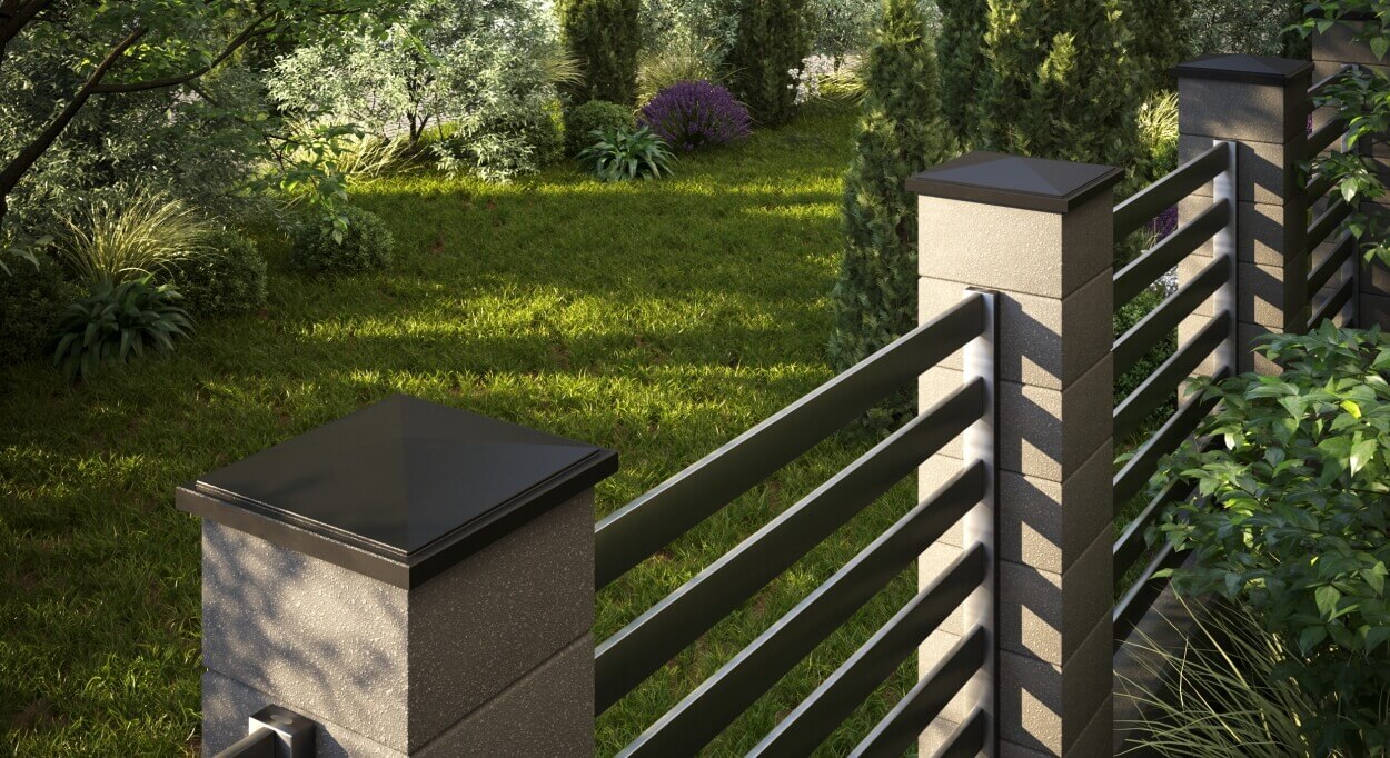 Колпак Zking БонаМоно Коричневый на столб 1.5х1.5 кирпича (385х385, 400х400мм) в Клину фото