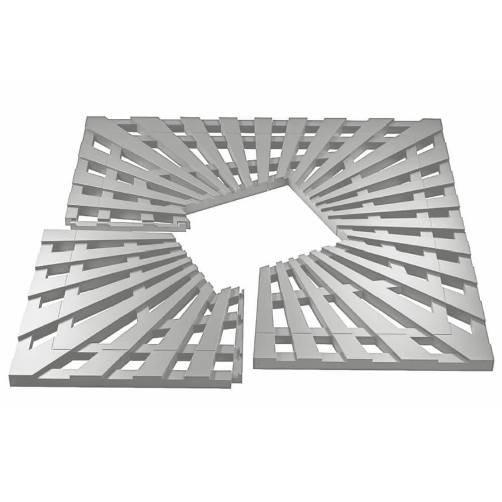 Приствольная решетка для дерева ZKING ATMOSPHERE 1.2х1.2м Бежевая в Клину фото