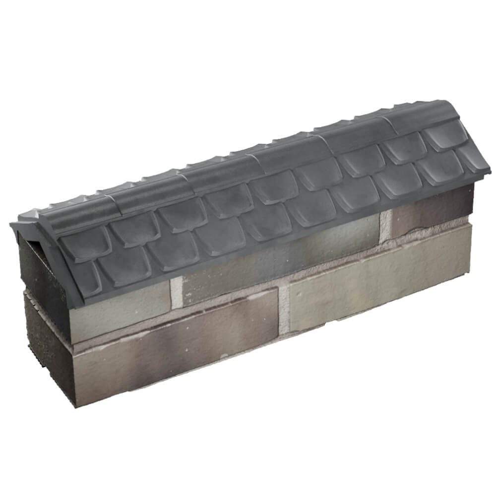 Парапет Zking Эльбрус Серый с посадкой на 0.5 кирпича (130мм) в Клину фото