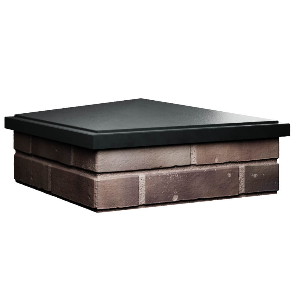 Колпак Zking БонаМоно Черный на столб 2х2 кирпича (515х515, 530х530мм) в Клину фото