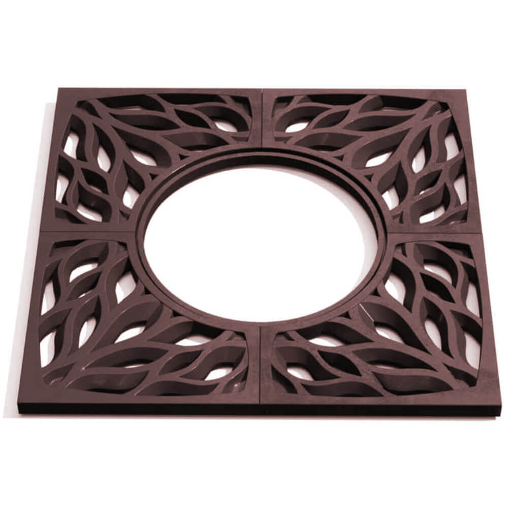 Приствольная решетка для дерева ZKING CRUST 1.2х1.2м Коричневая Клин фото