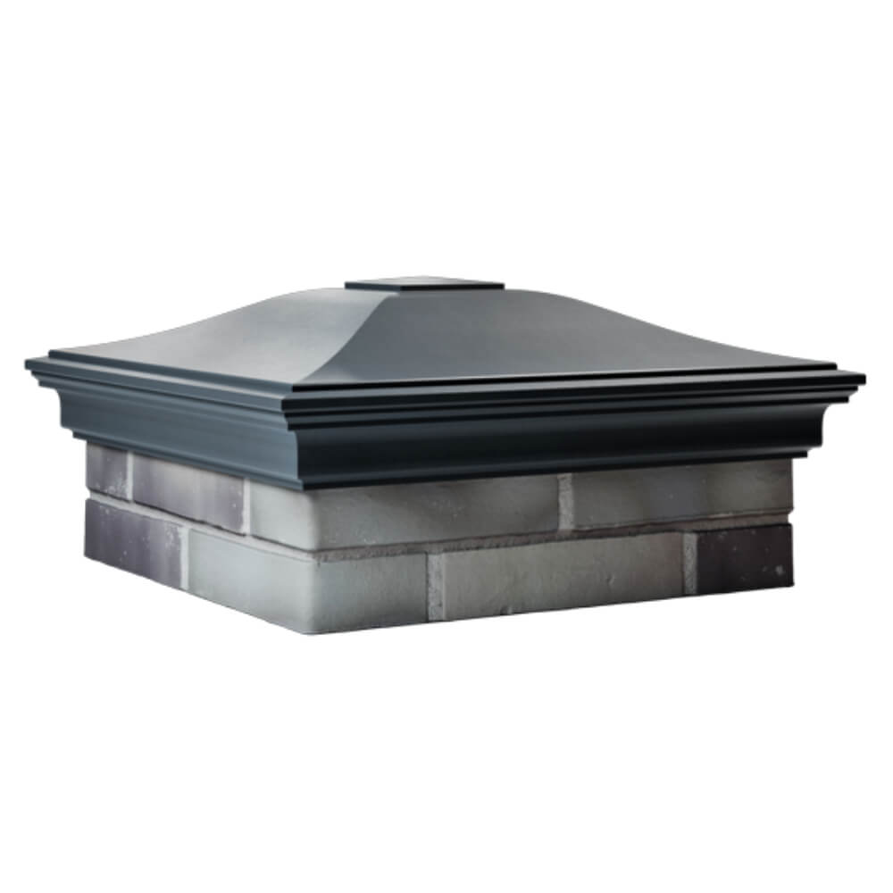 Колпак Zking Монблан Серый на столб 2х2 кирпича (515х515мм) в Клину фото