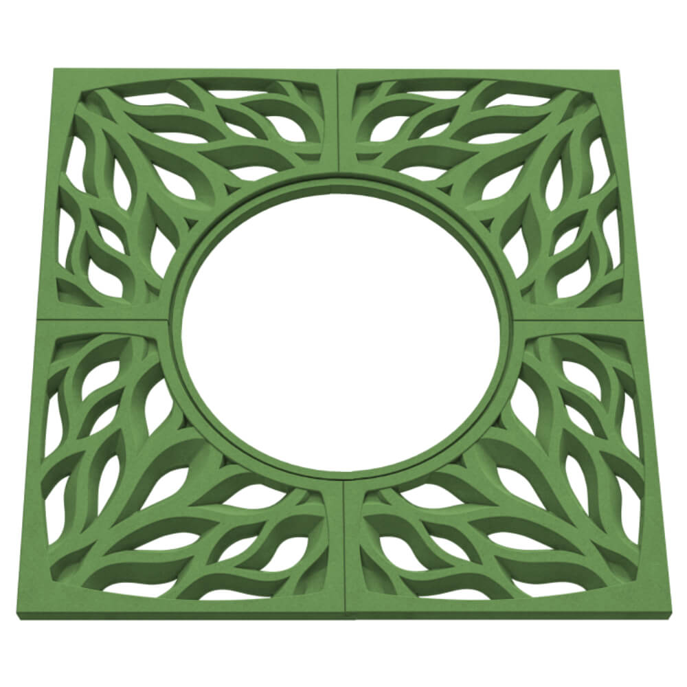 Приствольная решетка для дерева ZKING CRUST 1.2х1.2м Зеленая в Клину фото