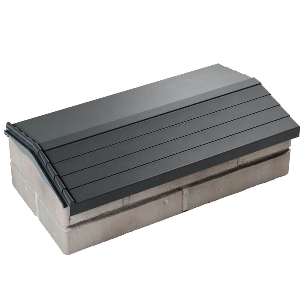 Парапет Zking Бона ХайТек Серый с посадкой на 1 кирпич (200/225/255мм) в Клину фото