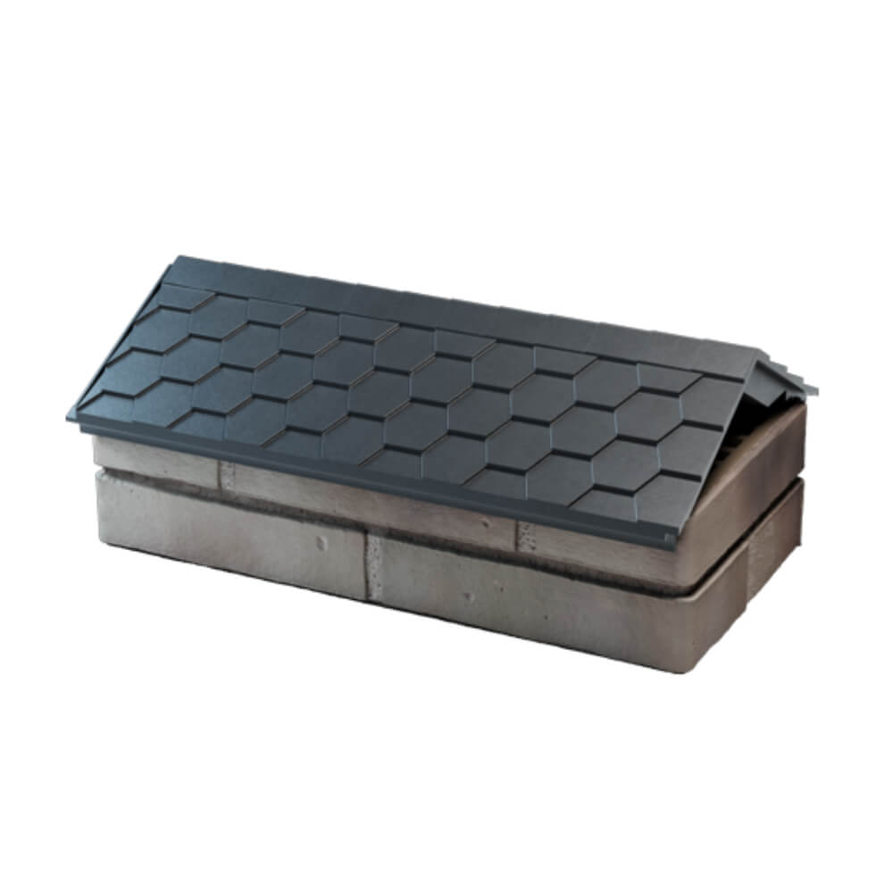 Парапет Zking Эверест Серый с посадкой на 1 кирпич (200/225/255мм) в Клину фото