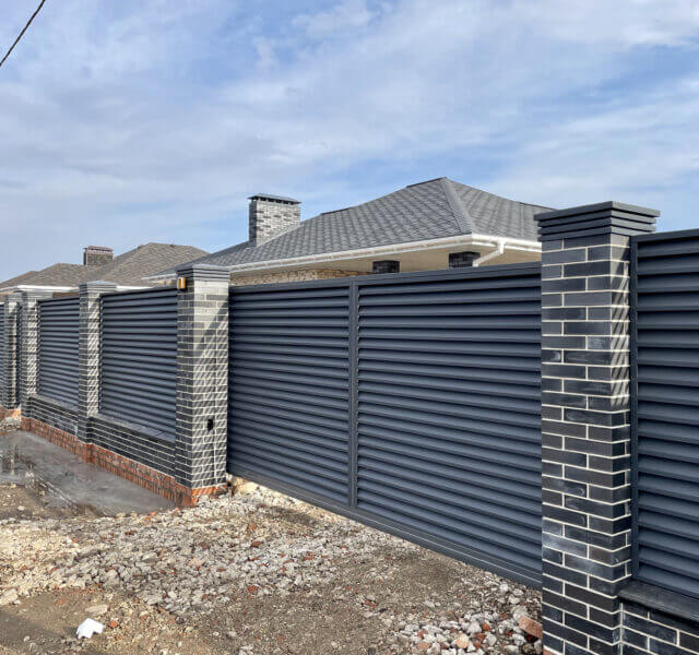 Колпак Zking Бона ХайТек Серый на столб 1.5х1.5 кирпича (385х385мм) в Клину фото