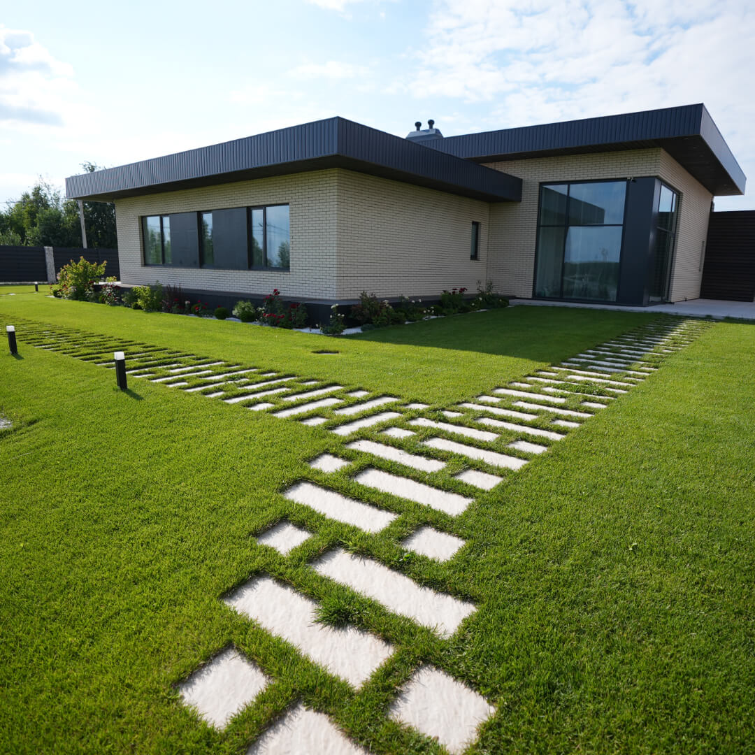 Шаговая плита STONE Светлая Галька 990х330х55мм в Клину фото