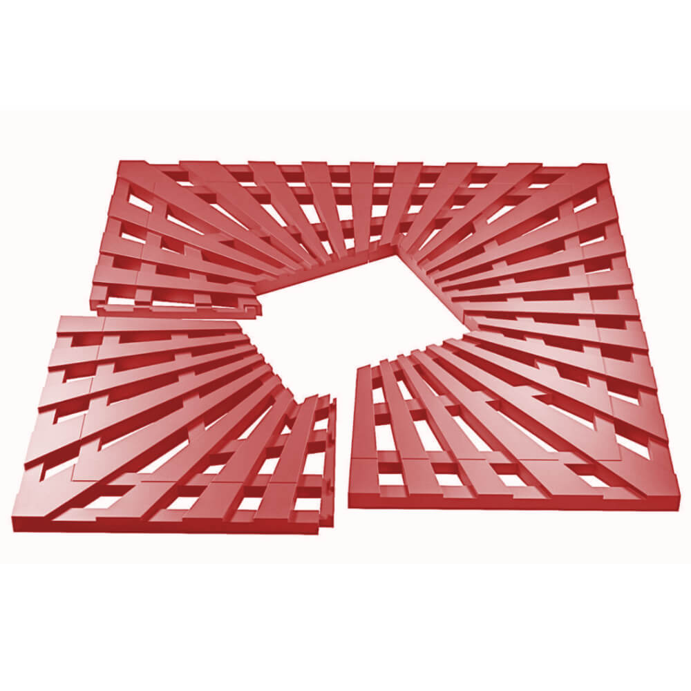 Приствольная решетка для дерева ZKING ATMOSPHERE 1.2х1.2м Красная в Клину фото