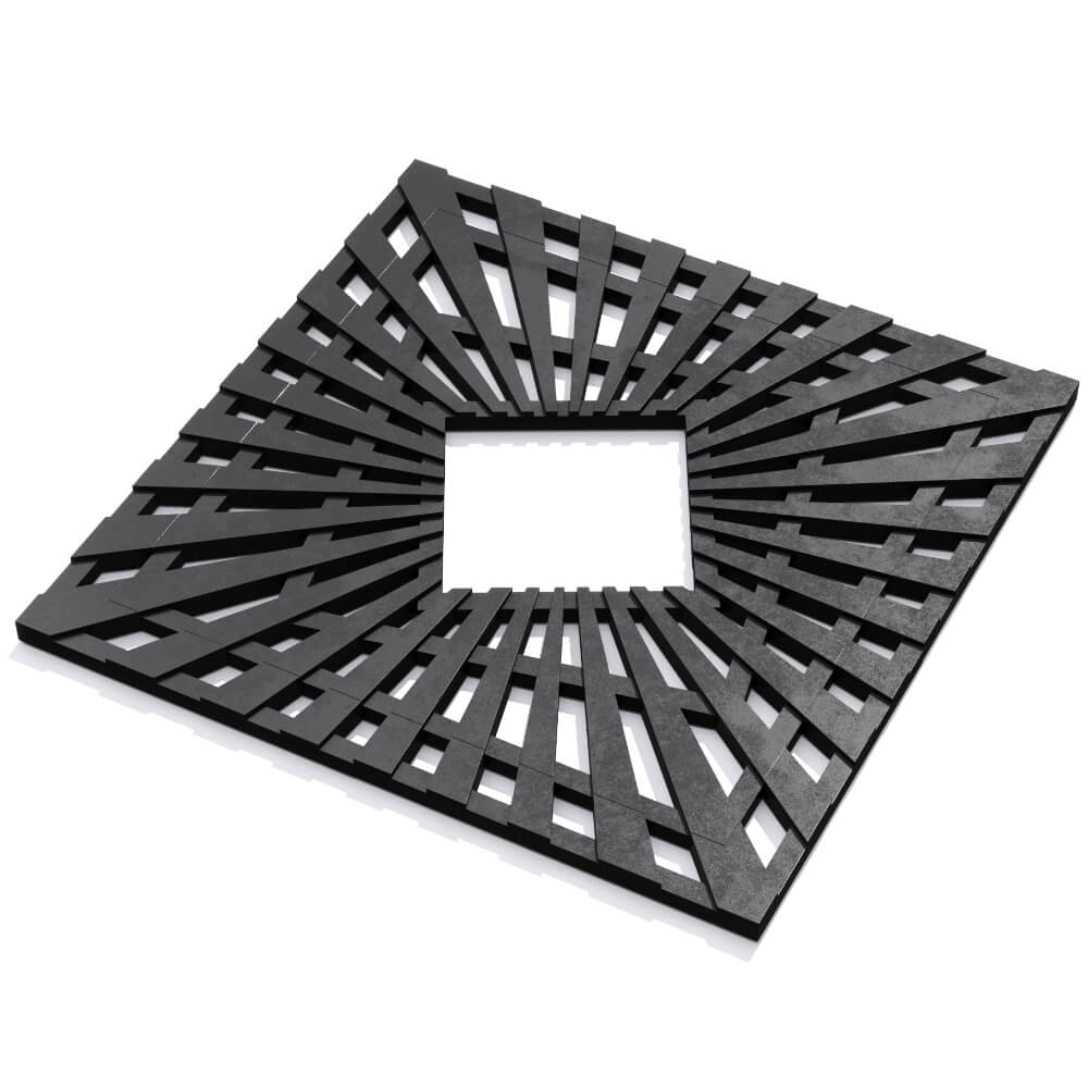 Приствольная решетка для дерева ZKING ATMOSPHERE 1.2х1.2м Черная в Клину фото