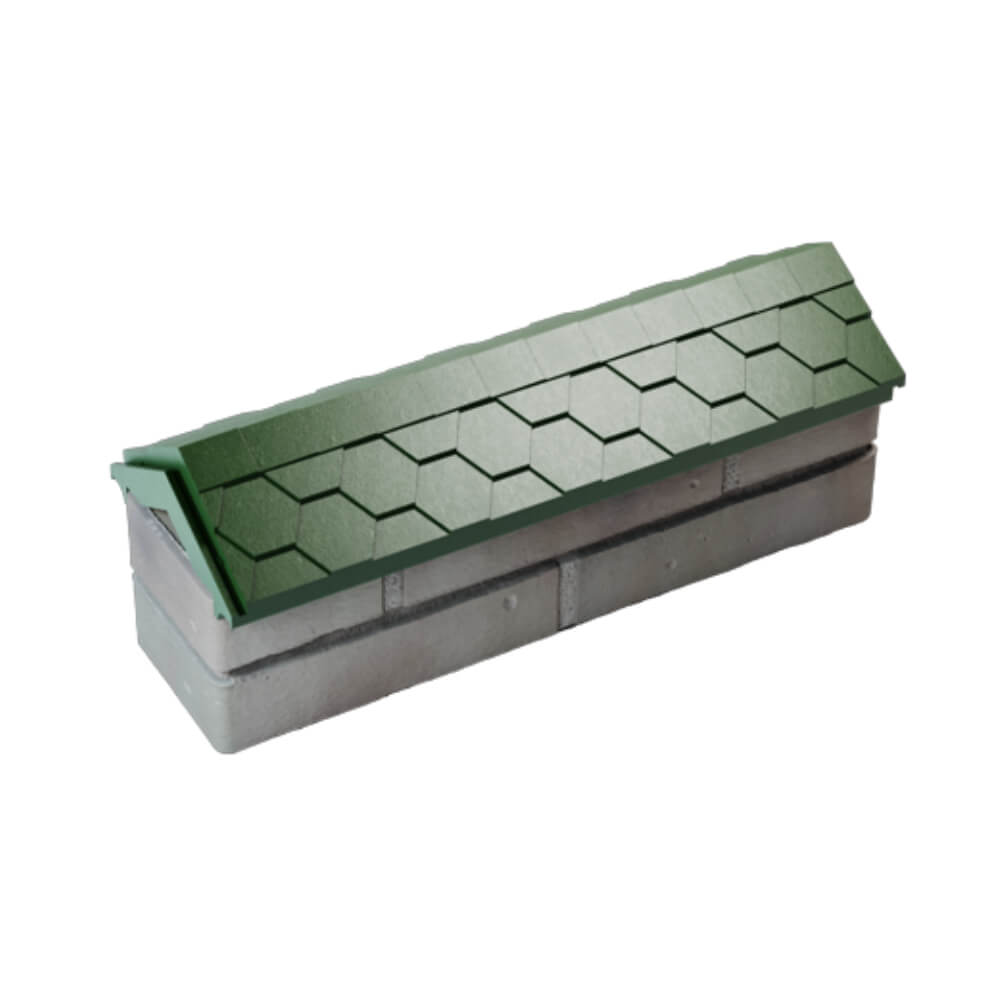 Парапет Zking Эверест Зеленый с посадкой на 0.5 кирпича (130мм) в Клину фото