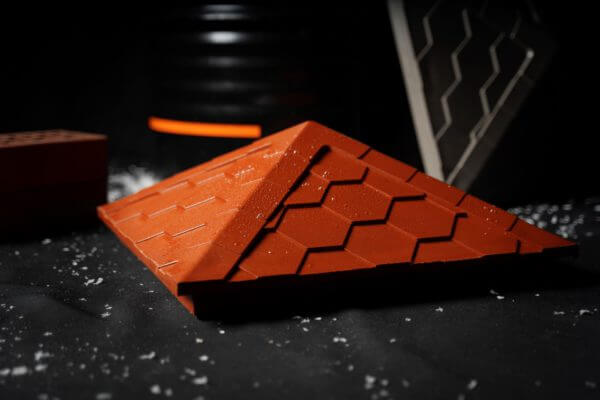 Колпак Zking Эверест Красный на столб 1.5х1.5 кирпича (390х390мм) в Клину фото