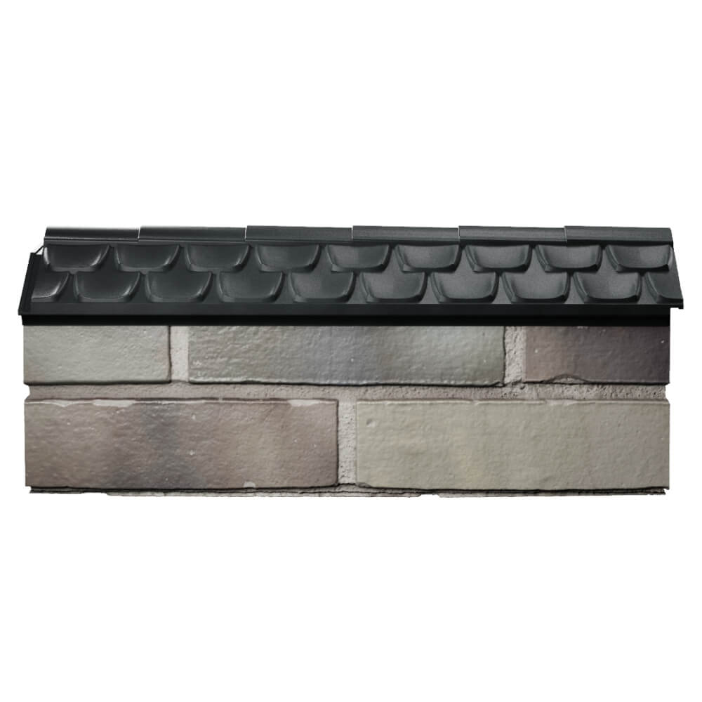 Парапет Zking Эльбрус Черный с посадкой на 0.5 кирпича (130мм) в Клину фото