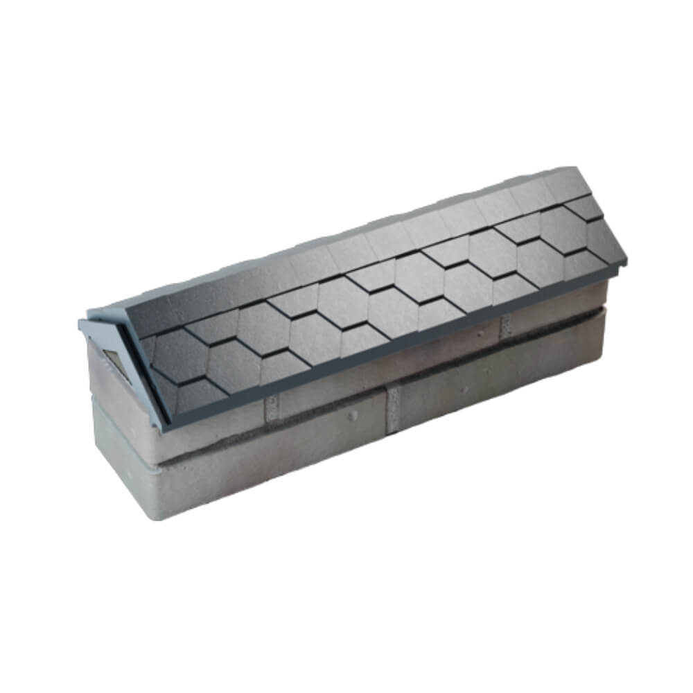 Парапет Zking Эверест Серый с посадкой на 0.5 кирпича (130мм) в Клину фото